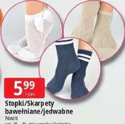 E.Leclerc Stopki/Skarpety bawełniane/jedwabne Noviti roz. 35 - 46, mix wzorów i kolorów oferta