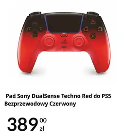 RTV EURO AGD Pad Sony DualSense Techno Red do PS5 Bezprzewodowy Czerwony oferta