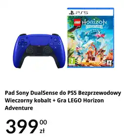 RTV EURO AGD Pad Sony DualSense do PS5 Bezprzewodowy Wieczorny kobalt + Gra LEGO Horizon Adventure oferta