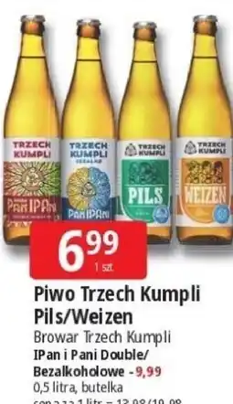 E.Leclerc Piwo Trzech Kumpli Pils/Weizen Browar Trzech Kumpli 0,5 litra, butelka oferta