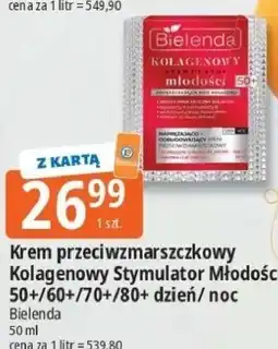 E.Leclerc Krem przeciwzmarszczkowy Kolagenowy Stymulator Młodości 50+/60+/70+/80+ dzień/noc Bielenda oferta