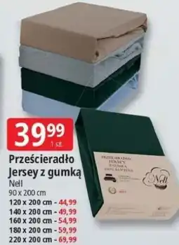 E.Leclerc Prześcieradło Jersey z gumką Nell 90 x 200 cm oferta