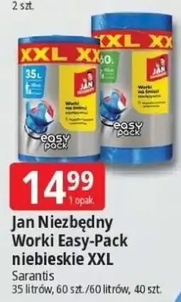 E.Leclerc Jan Niezbędny Worki Easy-Pack niebieskie XXL oferta