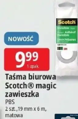E.Leclerc Taśma biurowa Scotch magic zawieszka oferta