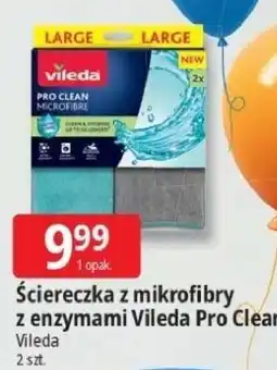 E.Leclerc Ściereczka z mikrofibry z enzymami Vileda Pro Clean oferta