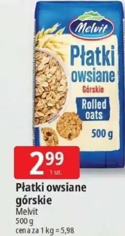 E.Leclerc Płatki owsiane górskie Melvit oferta