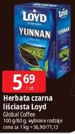 E.Leclerc Herbata czarna liściasta Loyd Global Coffee oferta