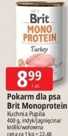 E.Leclerc Pokarm dla psa Brit Monoprotein Kuchnia Pupila oferta