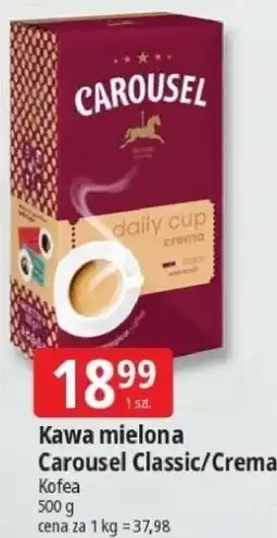 E.Leclerc Kawa mielona Carousel Classic/Crema Kofea oferta