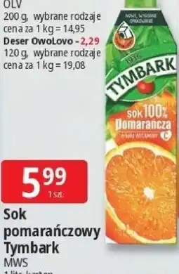 E.Leclerc Sok pomarańczowy Tymbark oferta