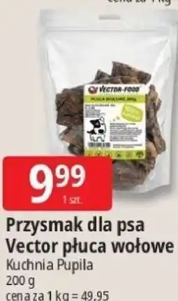 E.Leclerc Przysmak dla psa Vector płuca wołowe Kuchnia Pupila oferta