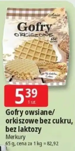 E.Leclerc Gofry owsiane/ orkiszowe bez cukru, bez laktozy Merkury oferta