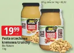 E.Leclerc Pasta orzechowa kremowa/crunchy Bio Nature oferta