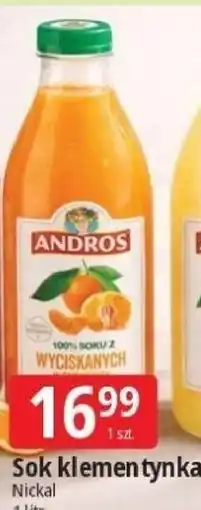 E.Leclerc Sok klementynka Nickal 1 litr oferta