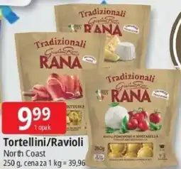 E.Leclerc Tortellini/Ravioli North Coast 250 g, wybrane rodzaje oferta