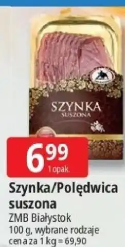 E.Leclerc Szynka/Polędwica suszona ZMB Białystok oferta