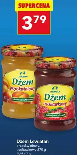 Lewiatan Dżem Lewiatan brzoskwiniowy, truskawkowy oferta