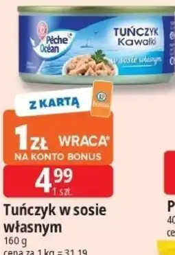 E.Leclerc Tuńczyk w sosie własnym Pêche Océan oferta