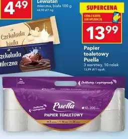 Lewiatan Papier toaletowy Puella 3 warstwy, 10 rolek oferta