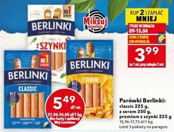 Lewiatan Parówki Berlinki oferta