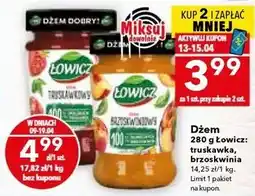 Lewiatan Dżem 280 g Łowicz: truskawka, brzoskwinia oferta