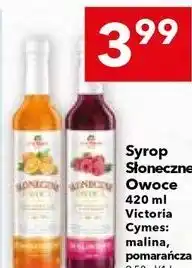 Lewiatan Syrop Słoneczne Owoce 420 ml Victoria Cymes: malina, pomarańcza oferta