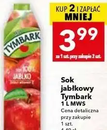 Lewiatan Sok jabłkowy Tymbark 1 L mws oferta
