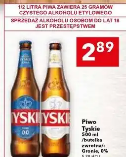 Lewiatan Piwo Tyskie 500 ml /butelka zwrotna/: Gronie, 0% oferta