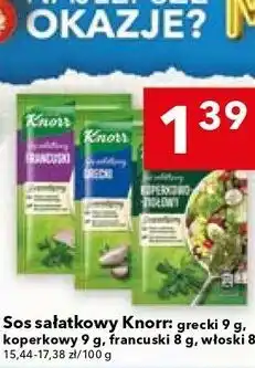 Lewiatan Sos sałatkowy Knorr: grecki 9 g, koperkowy 9 g, francuski 8 g, włoski 8 g oferta