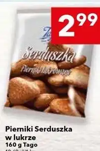 Lewiatan Pierniki Serduszka w lukrze 160 g Tago oferta