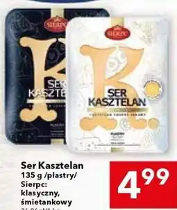 Lewiatan Ser Kasztelan 135 g /plastry/ Sierpc: klasyczny, śmietankowy oferta