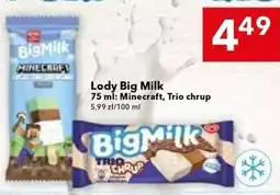 Lewiatan Lody Big Milk 75 ml: Minecraft, Trio chrup oferta