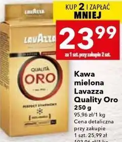 Lewiatan Kawa mielona Lavazza Quality Oro oferta