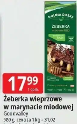 E.Leclerc Żeberka wieprzowe w marynacie miodowej Goodvalley oferta