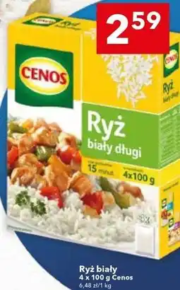 Lewiatan Ryż biały 4 x 100 g Cenos oferta