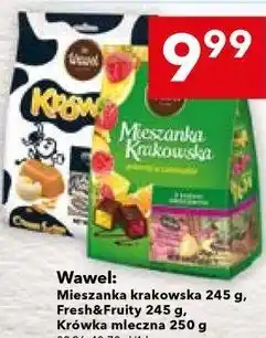 Lewiatan Wawel: Mieszanka krakowska 245 g, Fresh&Fruity 245 g, Krówka mleczna 250 g oferta