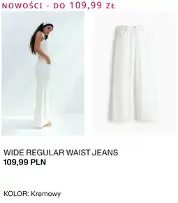 H&M JEANSY WIDE REGULAR WAIST oferta