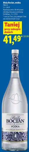 Lidl Biały Bocian, wódka oferta