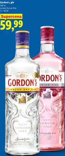 Lidl London Dry lub Pink oferta
