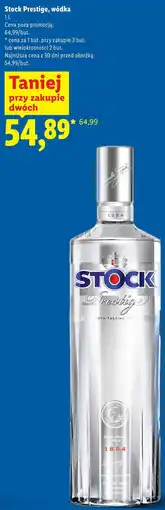 Lidl Stock Prestige, wódka oferta