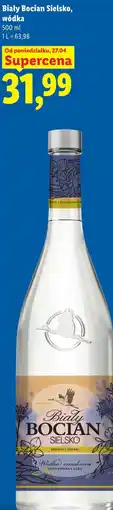 Lidl Biały Bocian Sielsko, wódka oferta