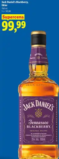 Lidl Jack Daniel's Blackberry, likier oferta