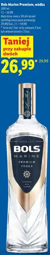 Lidl Bols Marine Premium, wódka oferta