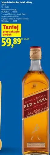 Lidl Johnnie Walker Red Label, whisky oferta