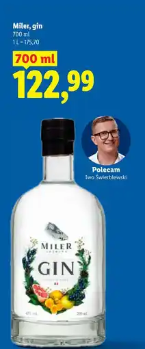 Lidl Miler, gin oferta