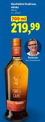 Lidl Glenfiddich Fire&Cane, whisky oferta