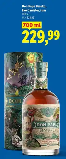Lidl Don Papa Baroko, Eko Canister, rum oferta
