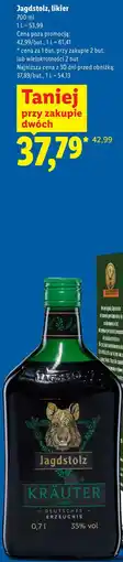 Lidl Jagdstolz , likier oferta