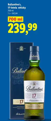 Lidl Ballantine's, 17-letnia whisky oferta