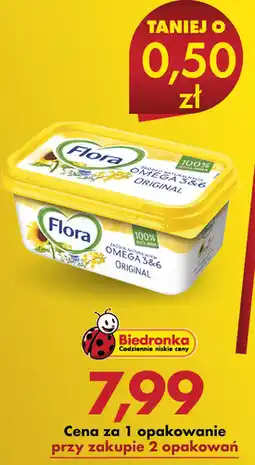 Biedronka Margaryna Flora Original oferta